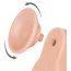 Фаллоимитатор Sliding-Skin Dual Layer Dong 8.5, телесный - Фото №5