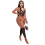 Комбинезон Star Night Magnetic Presence Lace Bodystocking, розово-черный - Фото №3