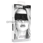 Маска Ouch! Black & White Lace Mask, черная - Фото №1
