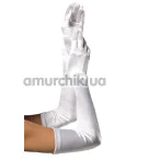 Перчатки Leg Avenue Extra Long Opera Length Satin Gloves, белые - Фото №1