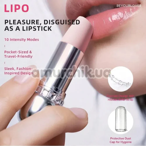 Симулятор орального сексу для жінок BeYourLover Powder Mist Lipo, рожевий