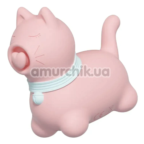 Клиторальный вибратор с пульсацией Univibe Sexy Kitty, розовый