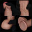 Фаллоимитатор Dual-Layered Silicone Nature Cock LV411047, коричневый - Фото №5