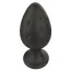 Анальная пробка Boss Series Silicone Anal Plug L, черная - Фото №4