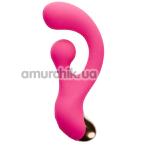 Вибратор с ротацией Crushious Pleaser, розовый - Фото №1