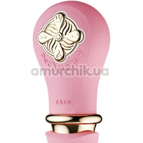Вибратор с подогревом Zalo Desire Pre-Heating Thruster, розовый