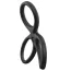 Ерекційне кільце Men's Play Triple Silicone Cock Ring B14, чорне - Фото №4