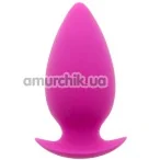 Анальная пробка Bootyful Silicone Unisex Large, розовая - Фото №1