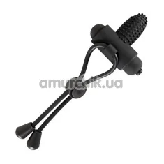 Виброкольцо Black Velvets Vibrating Loop, черное - Фото №1
