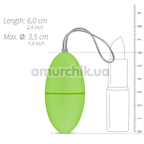 Виброяйцо Easy Toys Vibrating Egg, салатовое