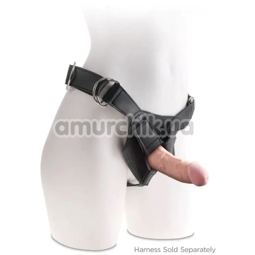 Фалоімітатор King Cock Plus 6 Triple Density Cock, тілесний