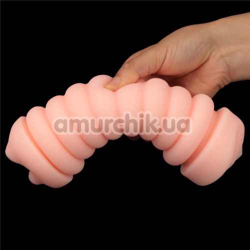 Мастурбатор Lovetoy Virgin-Skin Blowout Heavenly Vagina and Mouth, телесный