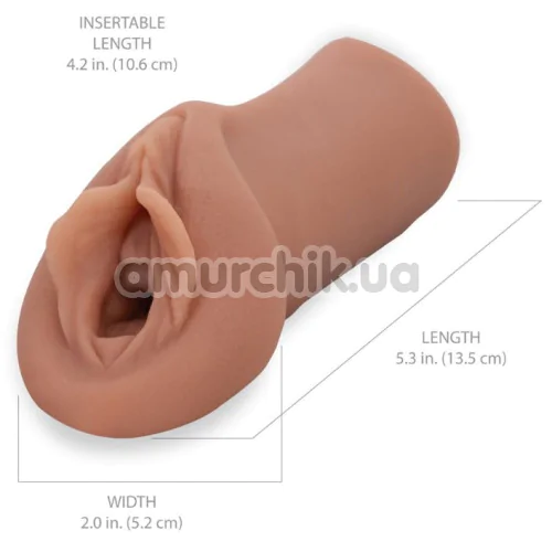 Искусственная вагина PDX Extreme Sorority Snatch, светло-коричневая