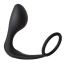 Анальная пробка с эрекционным кольцом Fantasstic Anal Plug With Cockring, черная - Фото №1