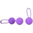 Вагинальные шарики Shibari Pleasure Kegel Balls, фиолетовые - Фото №1