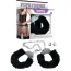 Фиксаторы Fetish Pleasure Fluffy Leg Cuffs, чёрные - Фото №6