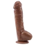 Фалоімітатор Ballsy Super Cock Alexander Lee 10, коричневий - Фото №2