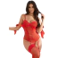 Боді Star Night Ribbon Body With Garters, червоне - Фото №4