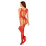 Комбінезон Obsessive Bodystocking N122, червоний - Фото №2
