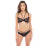 Комплект Dare Me 2PC Bra And Panty Set, черный: бюстгальтер + трусики-стринги - Фото №2
