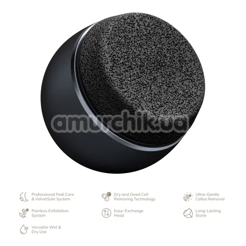 Шліфувальна пилка для стоп Geske Pumice Stone Callus Remover 7 in 1, чорна