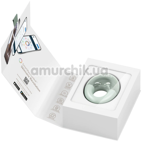 Массажер для глаз Geske Cool & Warm Eye Massager 7 in 1, зеленый