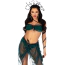 Костюм Медузы Горгоны Leg Avenue Medusa Costume, зеленый: бюстгальтер + юбка + браслет + обруч - Фото №2