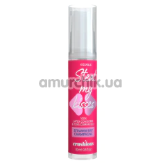 Оральный лубрикант Crushious Steal My Kisses Strawberry Champagne - клубника и шампанское, 10 мл - Фото №1
