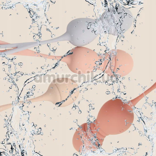 Набір вагінальних кульок з вібрацією Sweet Em Exercises Control Set, різнокольоровий