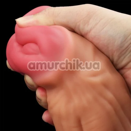 Фаллоимитатор Dual-Layered Silicone Nature Cock LV411016, телесный