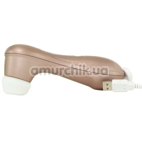 Симулятор орального сексу для жінок Satisfyer Pro 2, золотий