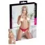Трусики-стрінги Cottelli Collection Lingerie Lace G-string Pearls 2320967, червоні - Фото №8