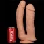 Двойной фаллоимитатор LoveToy Mega Double Dildo 12, телесный - Фото №5