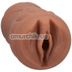 Искусственная вагина Signature Strokers Alexis Tae Pocket Pussy, коричневая - Фото №1