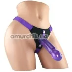 Страпон Climax Purple Ice Dong & Harness Set, фіолетовий - Фото №1