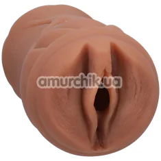 Искусственная вагина Signature Strokers Alexis Tae Pocket Pussy, коричневая - Фото №1