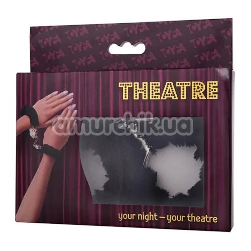 Наручники Theatre Your Night Your Theatre хутряні, чорні