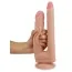 Двойной фаллоимитатор Skinlike Soft Dong Double Penetration Soft Cock, телесный - Фото №5