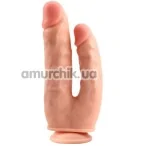 Анально-вагінальний фалоімітатор Ballsy Super Cock Bromeo №1, тілесний - Фото №1