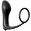 Эрекционное кольцо со стимулятором простаты Anal Fantasy Collection Ass-Gasm Cockring Plug, черное - Фото №4