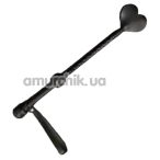 Стек в виде сердца Candy Hero Slap Leather короткий, черный - Фото №1