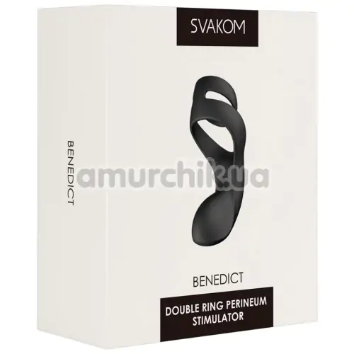 Віброкільце для члена Svakom Benedict, чорне