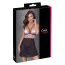 Комплект Cottelli Lingerie Sensual Babydoll With Sexy String, чорно-рожевий: пеньюар + трусики-стрінги - Фото №6