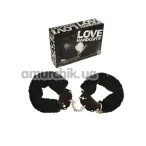 Наручники Love Handcuffs, черные - Фото №1