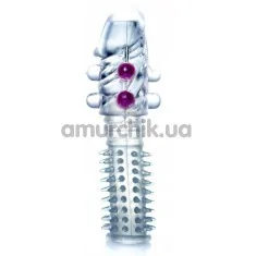 Насадка на пенис Boss Series Stymulator Penis Sleeve 00006, прозрачная - Фото №1