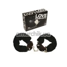Наручники Love Handcuffs, чорні - Фото №1