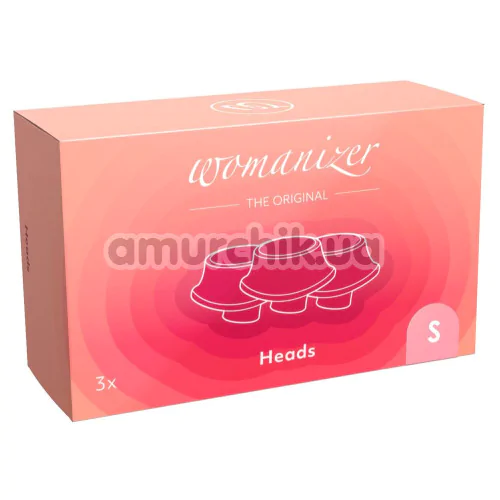 Набор насадок на симулятор орального секса для женщин Womanizer Premium, Classic (Size S), розовый