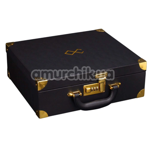 Бондажний набір Lockink Moonlight Treasure Chest Set, чорний