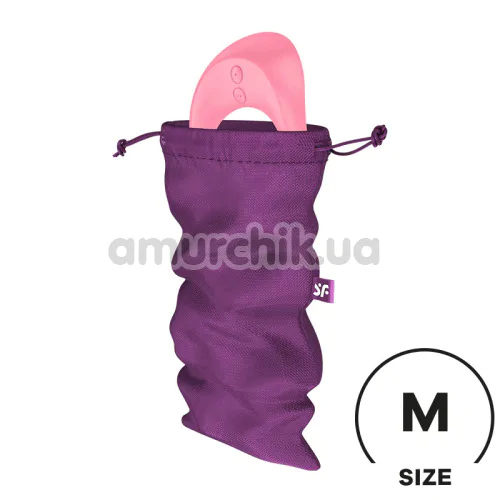 Чехол для хранения секс-игрушек Satisfyer Treasure Bag Size M, фиолетовый - Фото №1