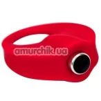 Віброкільце Caliber Cock Ring, червоне - Фото №1